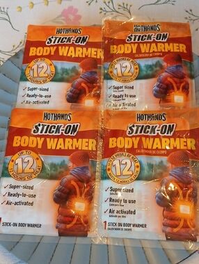 Stick-On Body Warmer - Orange
